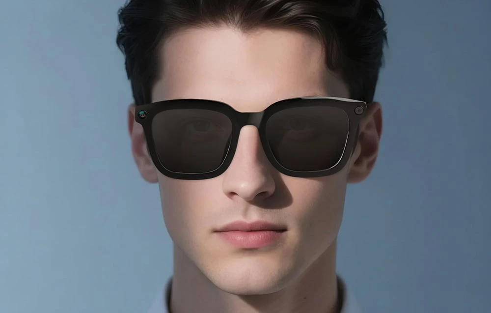 COLMI V03 Smart Glasses Square Frame Sunglasses aprašymas - Prekės nuotrauka