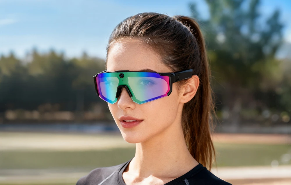 Colmi V06 AI Juodas Sports Sunglasses aprašymas - Prekės nuotrauka Colmi V06 AI Juodas Sports Sunglasses aprašymas - Prekės nuotrauka