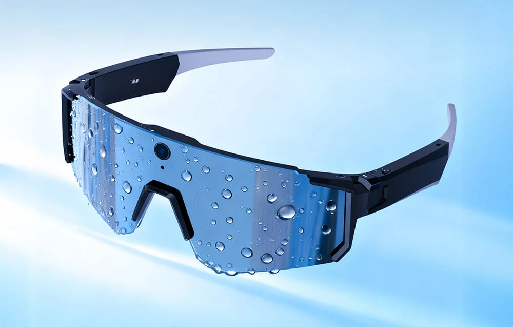Colmi V06 AI Sports Sunglasses (Juodas with Mėlyna Lenses) aprašymas - Prekės nuotrauka Colmi V06 AI Sports Sunglasses (Juodas with Mėlyna Lenses) aprašymas - Prekės nuotrauka