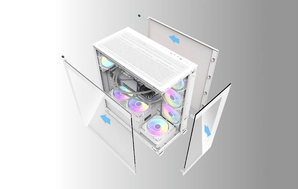 kompiuterio dėklas-darkflash-ds900-white