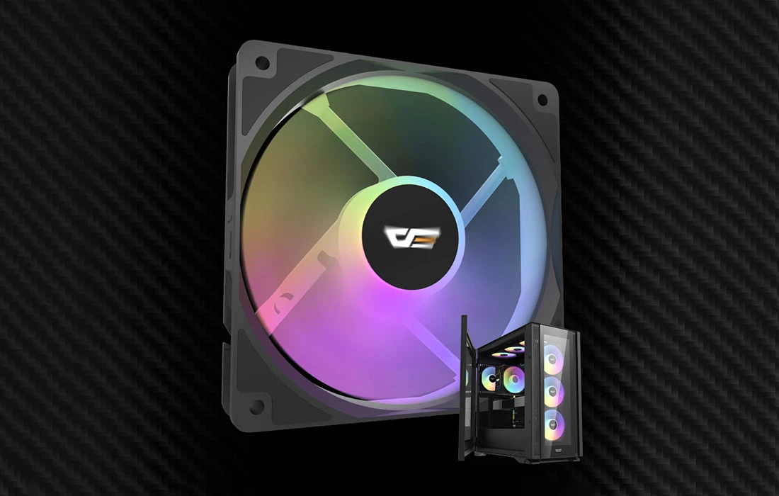 Darkflash CL12 LED PC ventiliatorius 120x120 aprašymas - Prekės nuotrauka