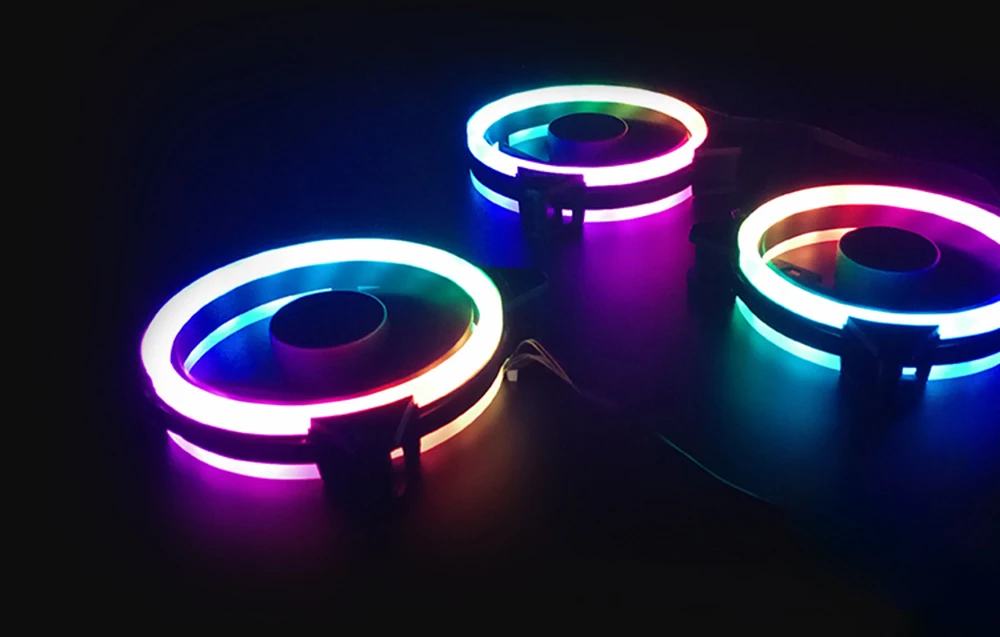 Kompiuterio ventiliatorių rinkinys ARGB Darkflash DR12 Pro 3in1 120x120 - juodas aprašymas - Prekės nuotrauka Kompiuterio ventiliatorių rinkinys ARGB Darkflash DR12 Pro 3in1 120x120 - juodas aprašymas - Prekės nuotrauka
