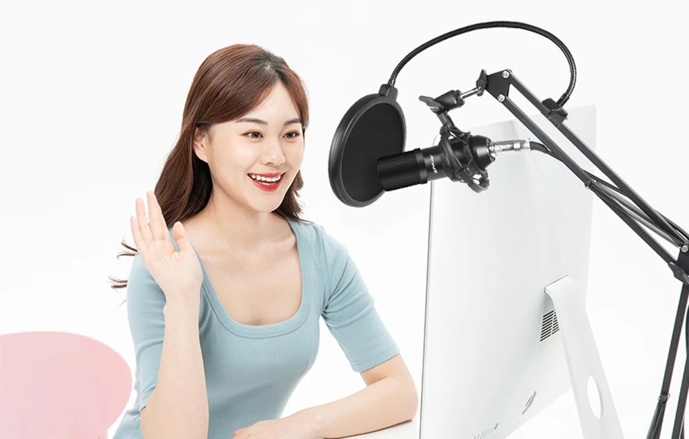 Kondensatoriaus mikrofonas Puluz PU612B Studio Broadcast aprašymas - Prekės nuotrauka Kondensatoriaus mikrofonas Puluz PU612B Studio Broadcast aprašymas - Prekės nuotrauka