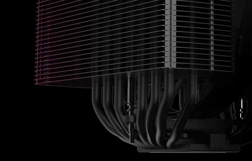 „Cooler Master“ | „MasterAir MA824 Stealth“ aušintuvas aprašymas - Prekės nuotrauka „Cooler Master“ | „MasterAir MA824 Stealth“ aušintuvas aprašymas - Prekės nuotrauka