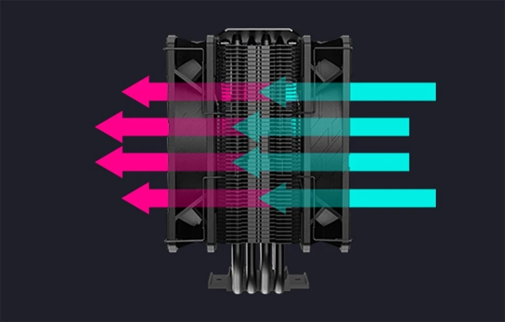 Cooler Master Hyper 212 Juodas X Duo aprašymas - Prekės nuotrauka