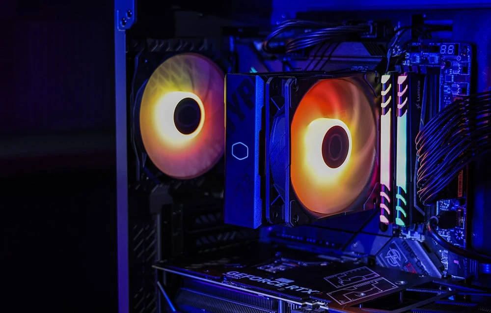 Cooler Master Hyper 212 Pro Processor Oro vėsintuvas 12 cm Juodas aprašymas - Prekės nuotrauka