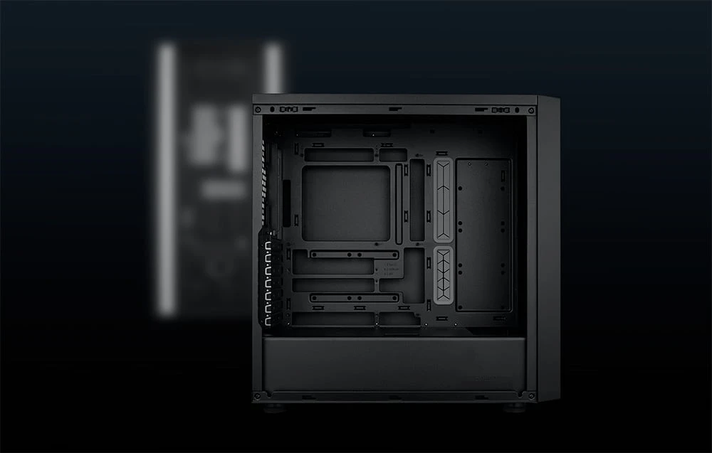 „Cooler Master Cooler Master MasterBox 600 Lite“ kompiuterio korpusas (juodas) aprašymas - Prekės nuotrauka „Cooler Master Cooler Master MasterBox 600 Lite“ kompiuterio korpusas (juodas) aprašymas - Prekės nuotrauka