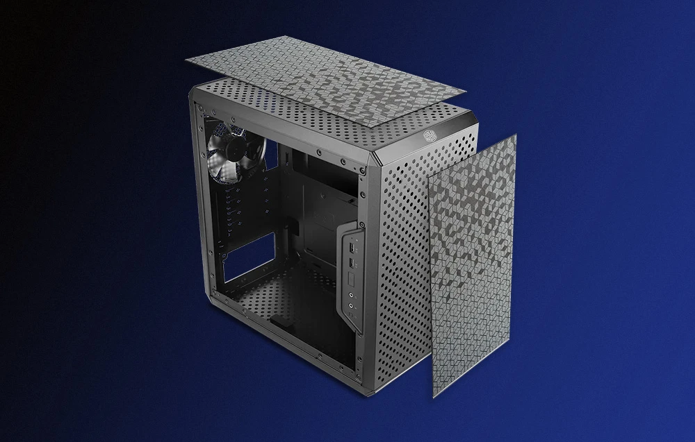 Cooler Master MasterBox Q300L MCB-Q300L-KANN-S00 Šoninis langas, USB 3.0 x 2, Mic x1, Spk x1, Juodas, Micro ATX, Maitinimo šaltinis yra Ne aprašymas - Prekės nuotrauka Cooler Master MasterBox Q300L MCB-Q300L-KANN-S00 Šoninis langas, USB 3.0 x 2, Mic x1, Spk x1, Juodas, Micro ATX, Maitinimo šaltinis yra Ne aprašymas - Prekės nuotrauka