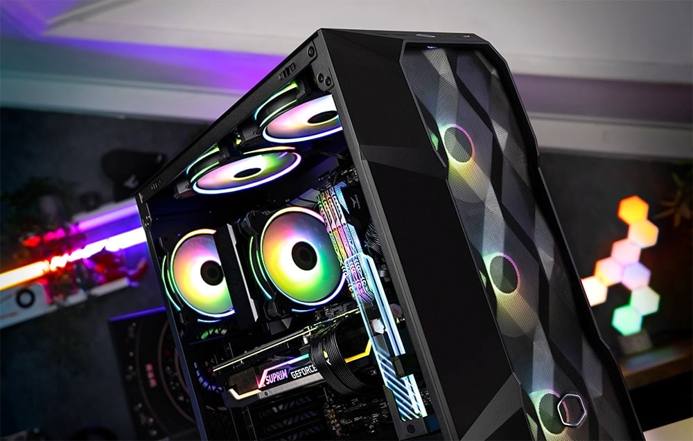 COOLER MASTER Korpuso ventiliatorius Masterfan MF140 Halo 2 ARGB aprašymas - Prekės nuotrauka