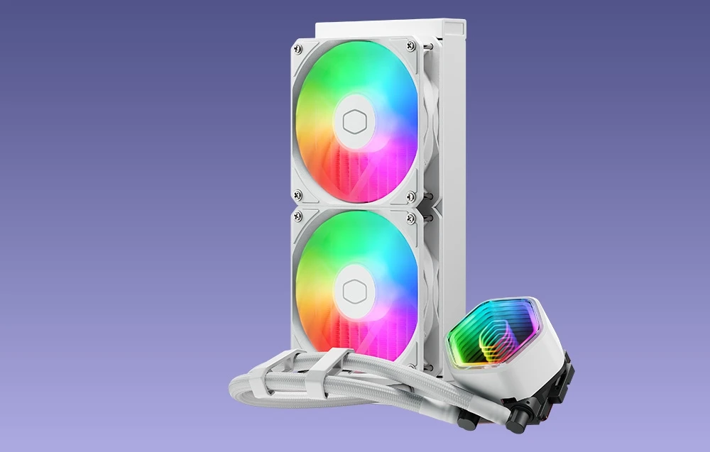 Cooler Master MasterLiquid 240 Core II ARGB baltas aprašymas - Prekės nuotrauka