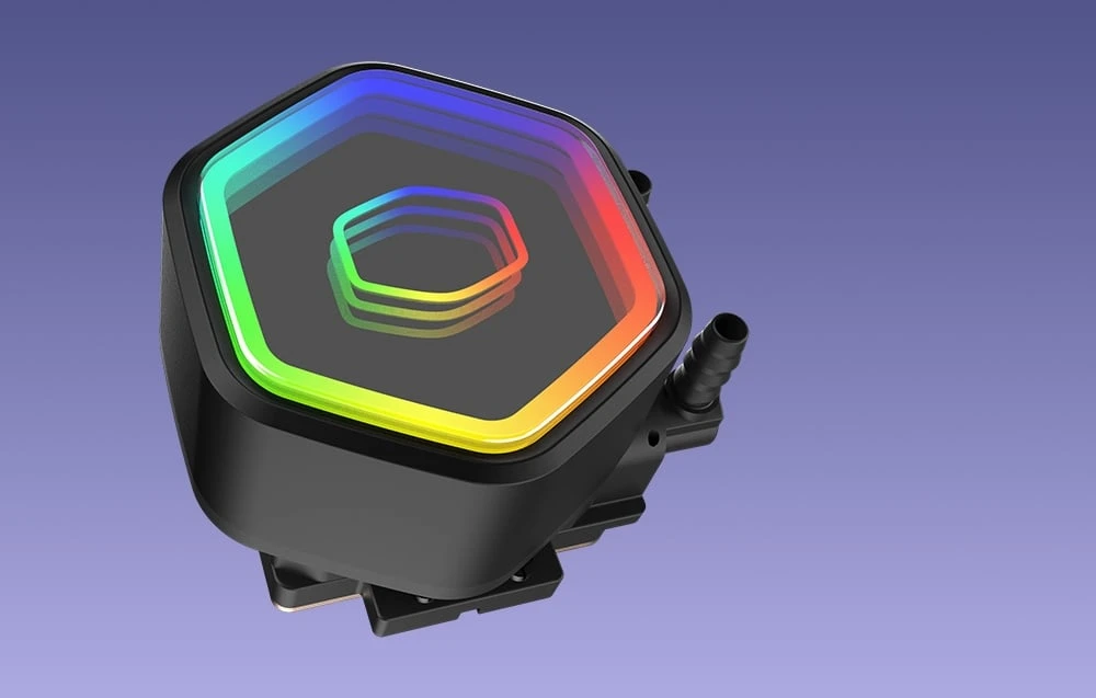 „Cooler Master MasterLiquid 360 Core II ARGB“ aprašymas - Prekės nuotrauka „Cooler Master MasterLiquid 360 Core II ARGB“ aprašymas - Prekės nuotrauka