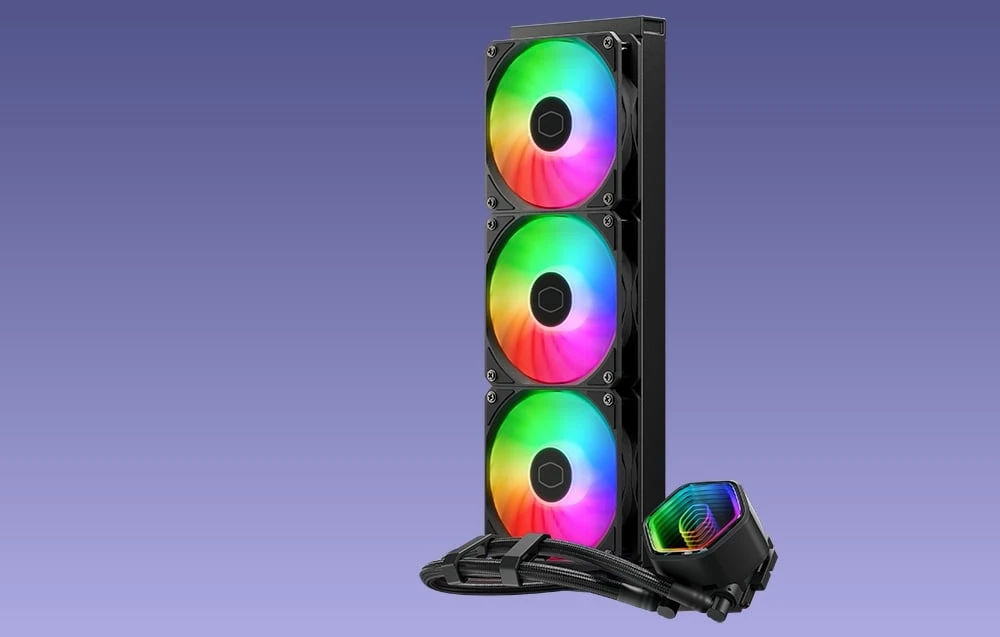 „Cooler Master MasterLiquid 360 Core II ARGB“ aprašymas - Prekės nuotrauka „Cooler Master MasterLiquid 360 Core II ARGB“ aprašymas - Prekės nuotrauka
