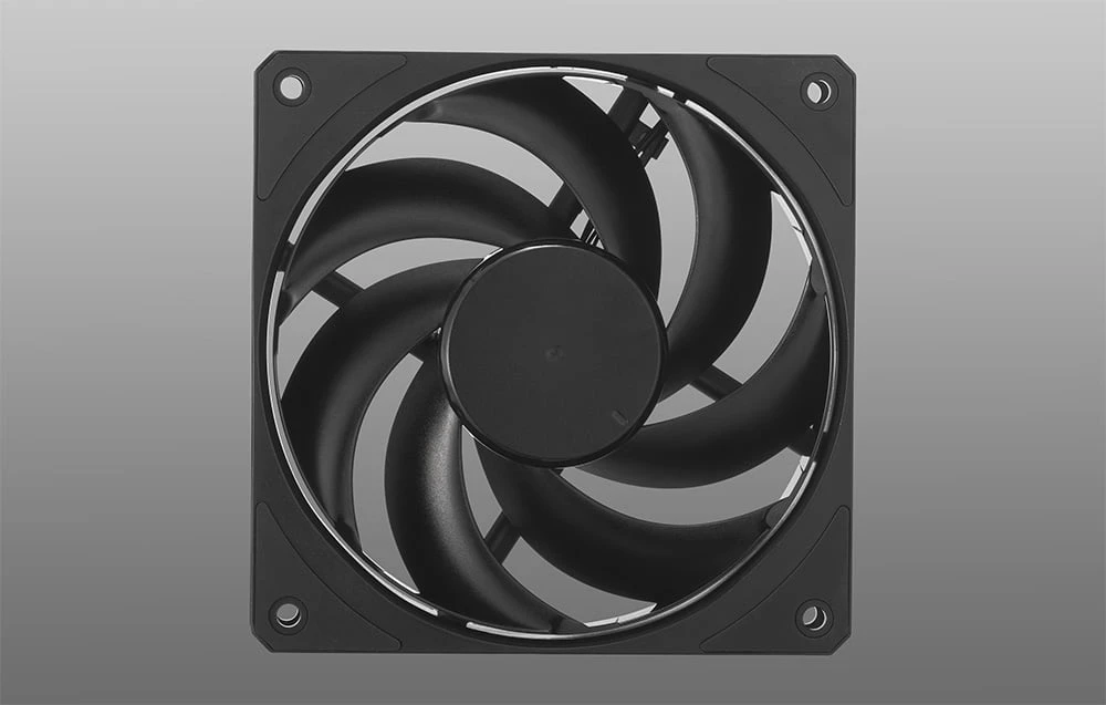 Cooler Master Cooler Master Mobius 120 fan (juodas) aprašymas - Prekės nuotrauka
