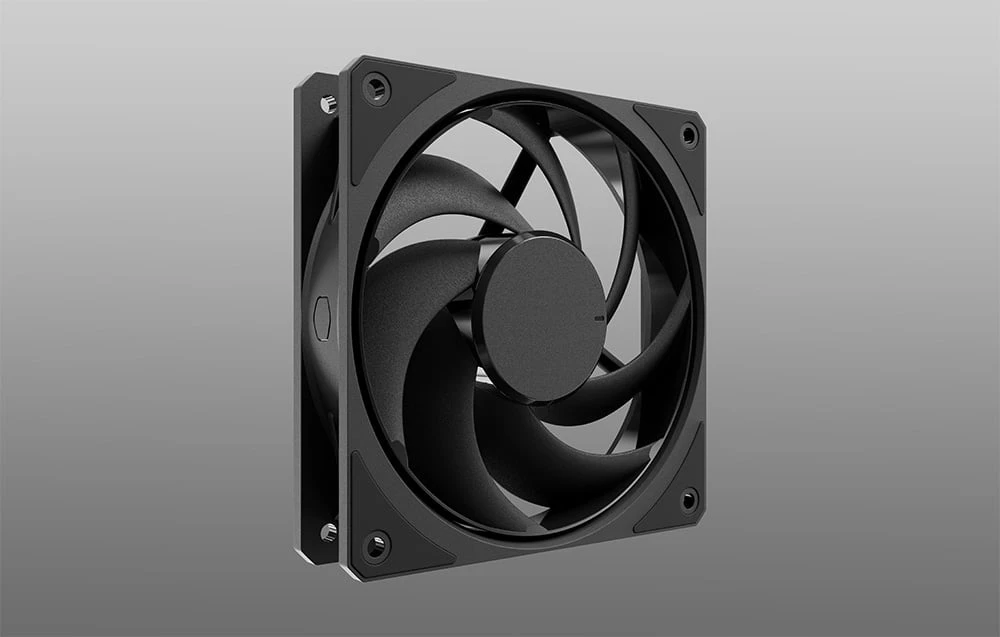 Cooler Master Cooler Master Mobius 120 fan (juodas) aprašymas - Prekės nuotrauka