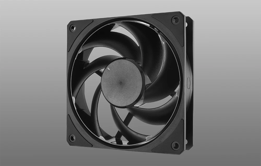 Cooler Master Cooler Master Mobius 120 fan (juodas) aprašymas - Prekės nuotrauka