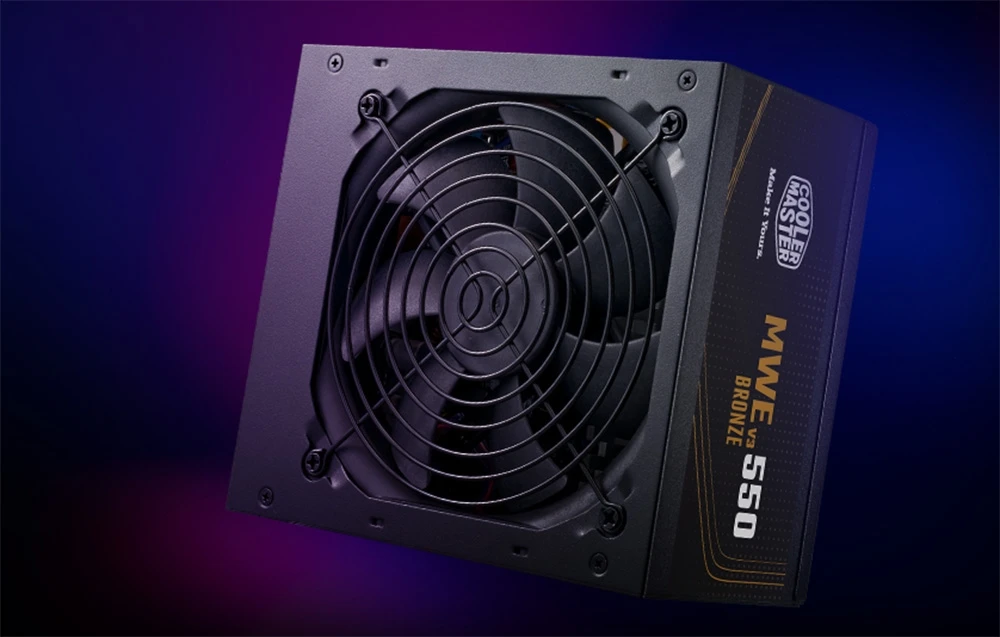 Cooler Master MWE 550W V3 80+ Bronze aprašymas - Prekės nuotrauka Cooler Master MWE 550W V3 80+ Bronze aprašymas - Prekės nuotrauka