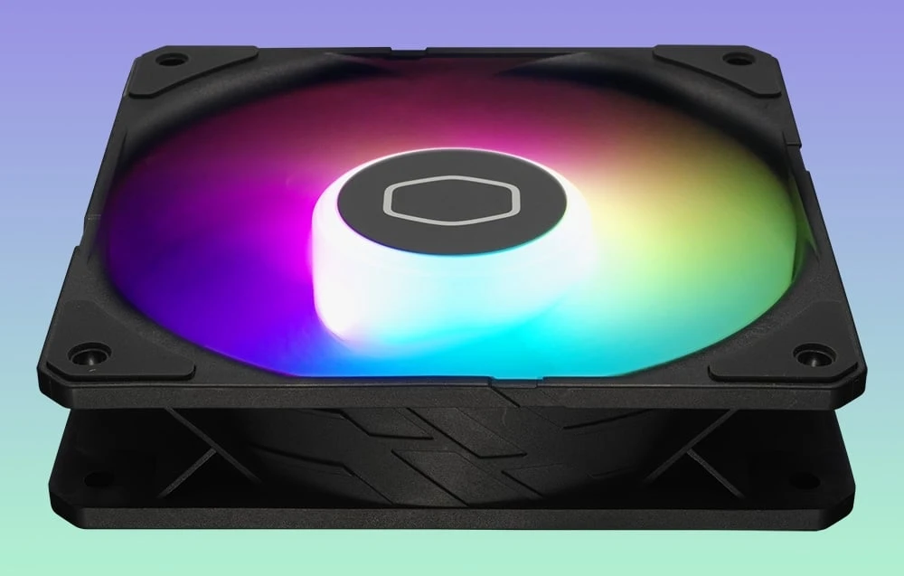 „Cooler Master Cooler Master SickleFlow Edge 120 ARGB 3-in-1“ ventiliatorius (juodas) aprašymas - Prekės nuotrauka