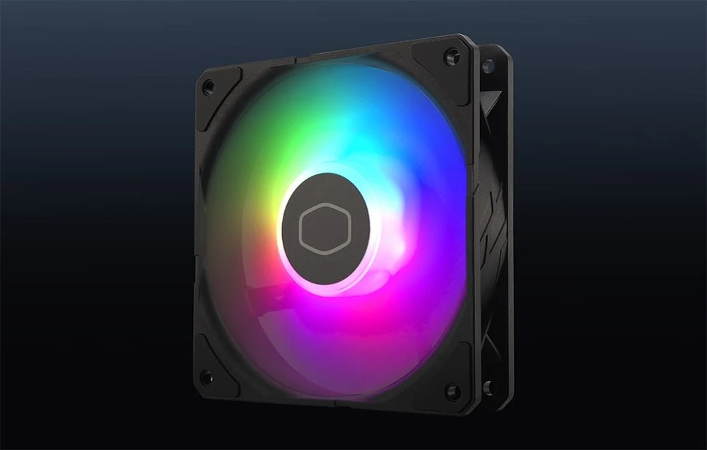 „Cooler Master Cooler Master SickleFlow Edge 120 ARGB“ ventiliatorius (juodas) aprašymas - Prekės nuotrauka „Cooler Master Cooler Master SickleFlow Edge 120 ARGB“ ventiliatorius (juodas) aprašymas - Prekės nuotrauka