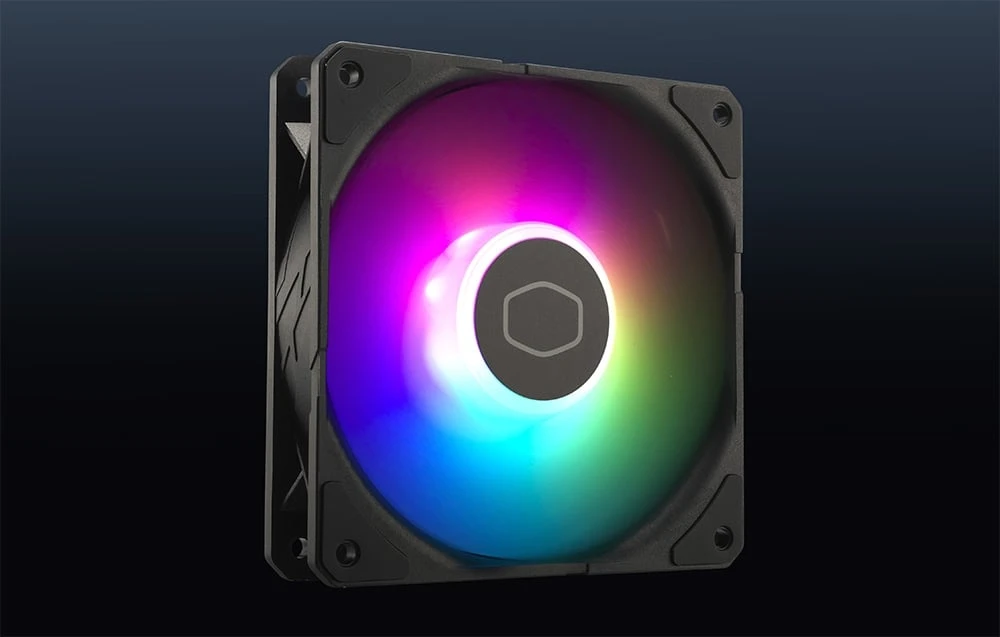 „Cooler Master Cooler Master SickleFlow Edge 120 ARGB“ ventiliatorius (juodas) aprašymas - Prekės nuotrauka „Cooler Master Cooler Master SickleFlow Edge 120 ARGB“ ventiliatorius (juodas) aprašymas - Prekės nuotrauka
