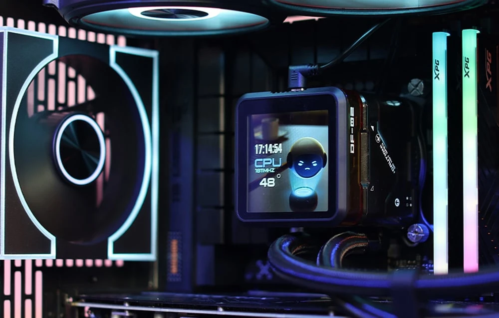 darkflash CPU water cooling DE240 (juodas) aprašymas - Prekės nuotrauka