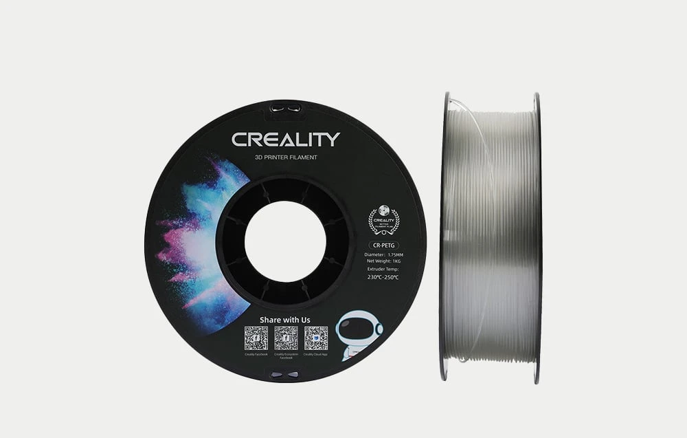 Creality CR-PETG - 1,75mm - 1kg - Skaidrus aprašymas - Prekės nuotrauka