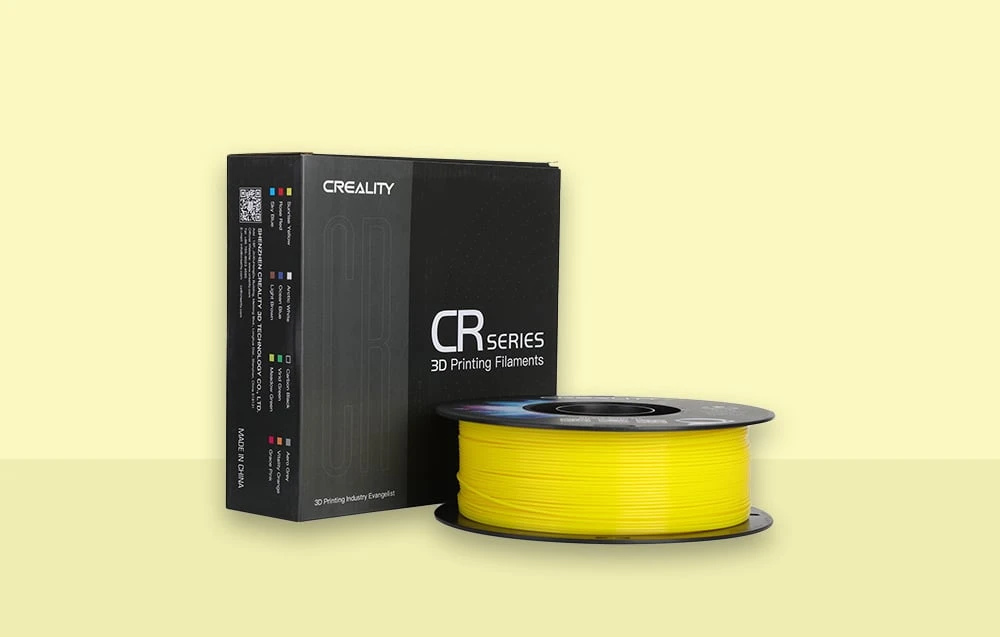 Creality CR-PETG - 1.75mm - 1kg - Geltonas aprašymas - Prekės nuotrauka Creality CR-PETG - 1.75mm - 1kg - Geltonas aprašymas - Prekės nuotrauka