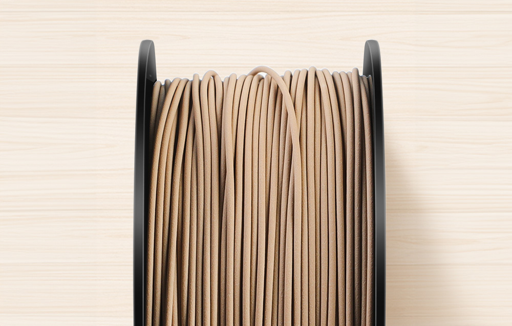 CR-PLA Wood Filament Creality (balta pušis) aprašymas - Prekės nuotrauka