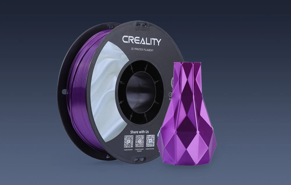 Creality CR-PLA Silk - 1.75mm - 1kg - Violetinis aprašymas - Prekės nuotrauka