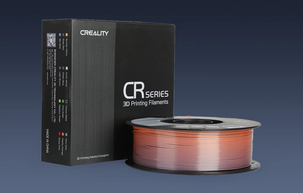 Creality CR-PLA Silk - 1,75mm - 1kg - Vaivorykštė aprašymas - Prekės nuotrauka