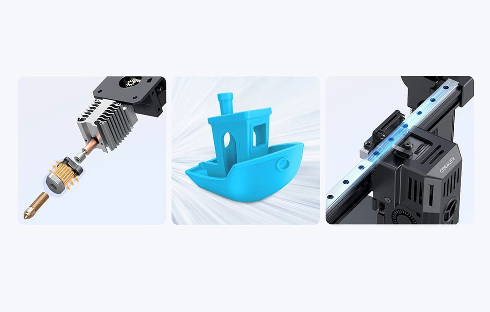 Creality Ender-3 V3 KE 3D spausdintuvas aprašymas - Prekės nuotrauka Creality Ender-3 V3 KE 3D spausdintuvas aprašymas - Prekės nuotrauka
