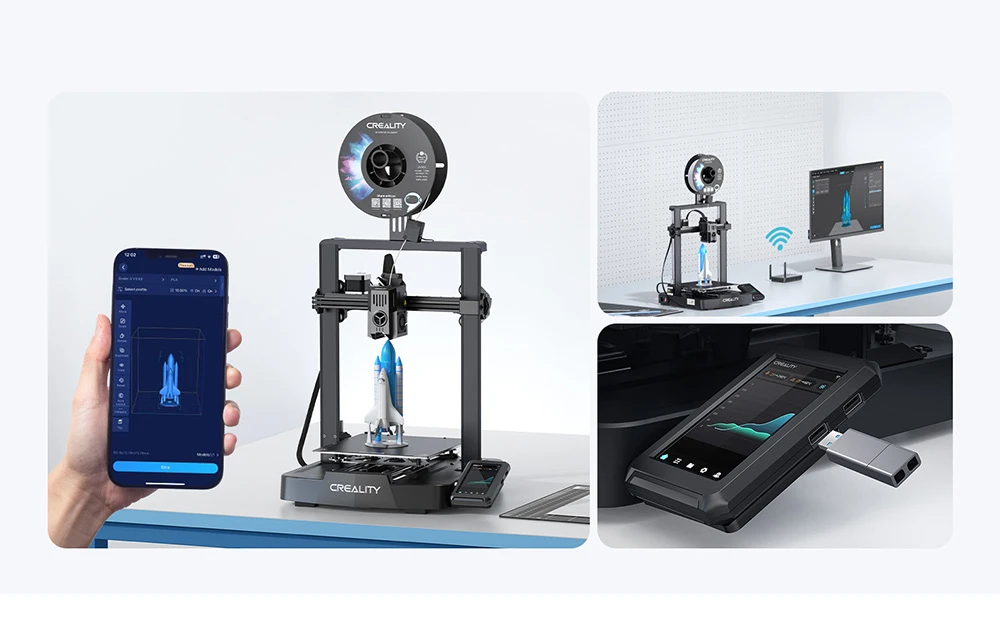 Creality Ender-3 V3 KE 3D spausdintuvas aprašymas - Prekės nuotrauka Creality Ender-3 V3 KE 3D spausdintuvas aprašymas - Prekės nuotrauka