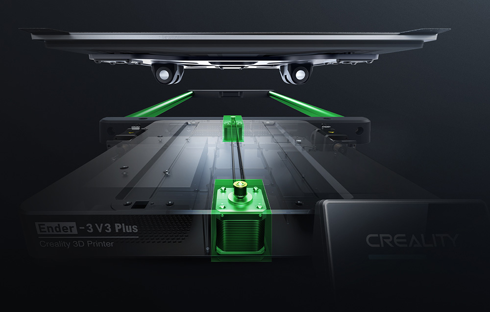 Creality-ender-3-v3-plus-3D spausdintuvas