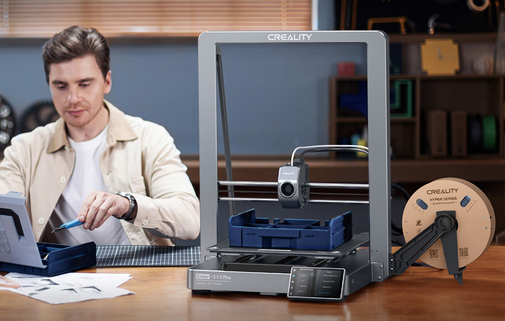 Creality-ender-3-v3-plus-3D spausdintuvas