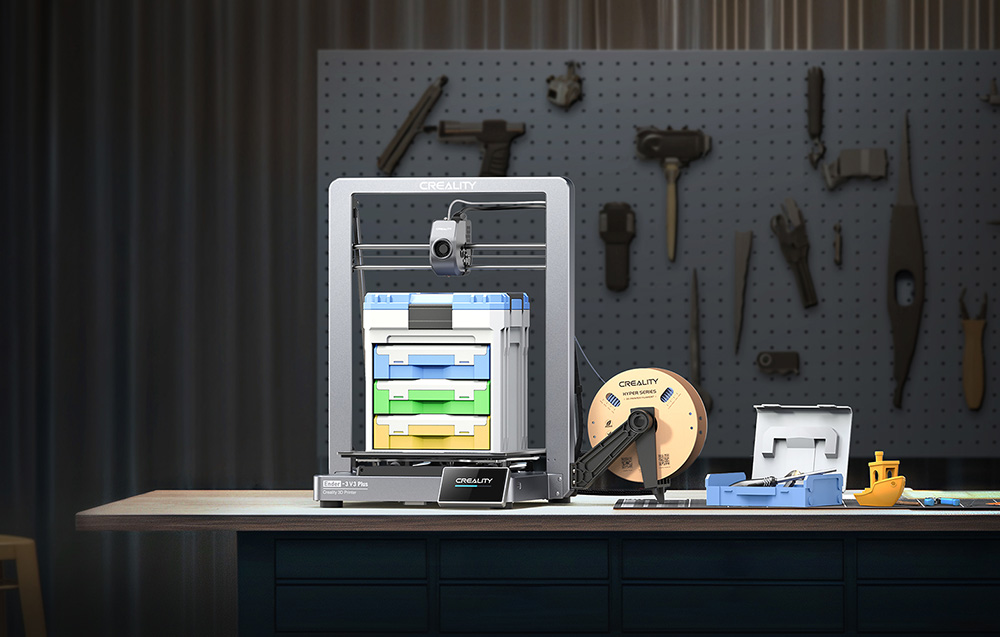 Creality-ender-3-v3-plus-3D spausdintuvas
