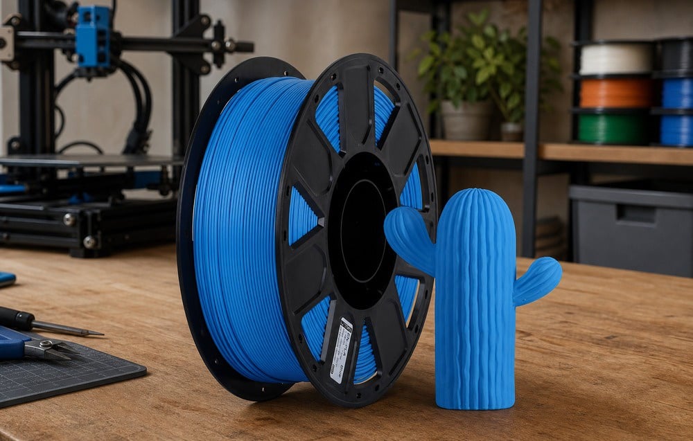 3D Spausdintuvo Kaitinimo Siūlas - Creality Ender-PLA Mėlynas 1kg 1,75 mm ±0,02 mm aprašymas - Prekės nuotrauka