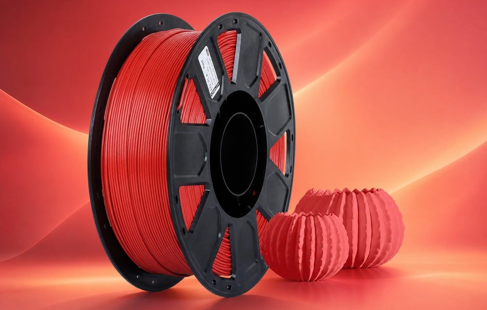 3D Spausdintuvo Kaitinimo Siūlas - Creality Ender-PLA Raudonas 1kg 1,75 mm ±0,02 mm aprašymas - Prekės nuotrauka