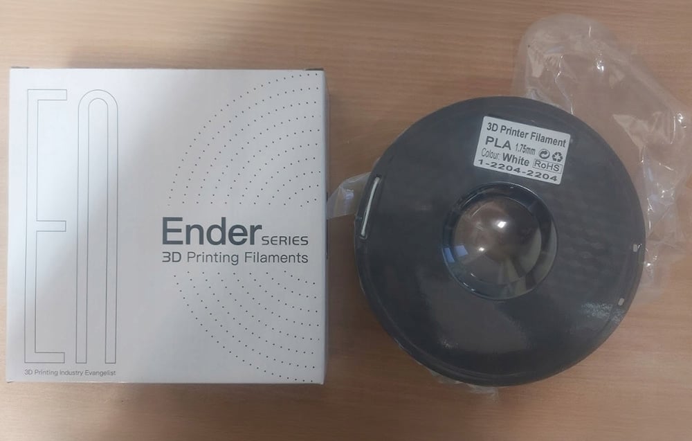 3D Spausdintuvo Filamentas - Creality Ender-PLA 1kg Balta aprašymas - Prekės nuotrauka