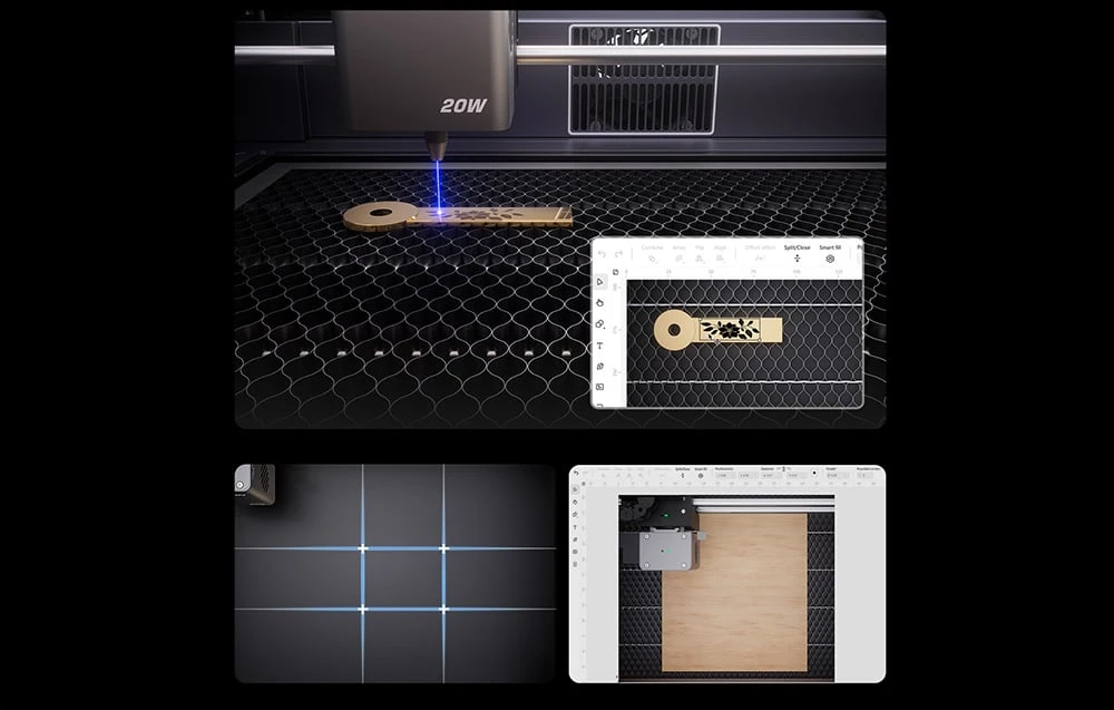 „Creality Falcon A1 Pro 20W“ aprašymas - Prekės nuotrauka