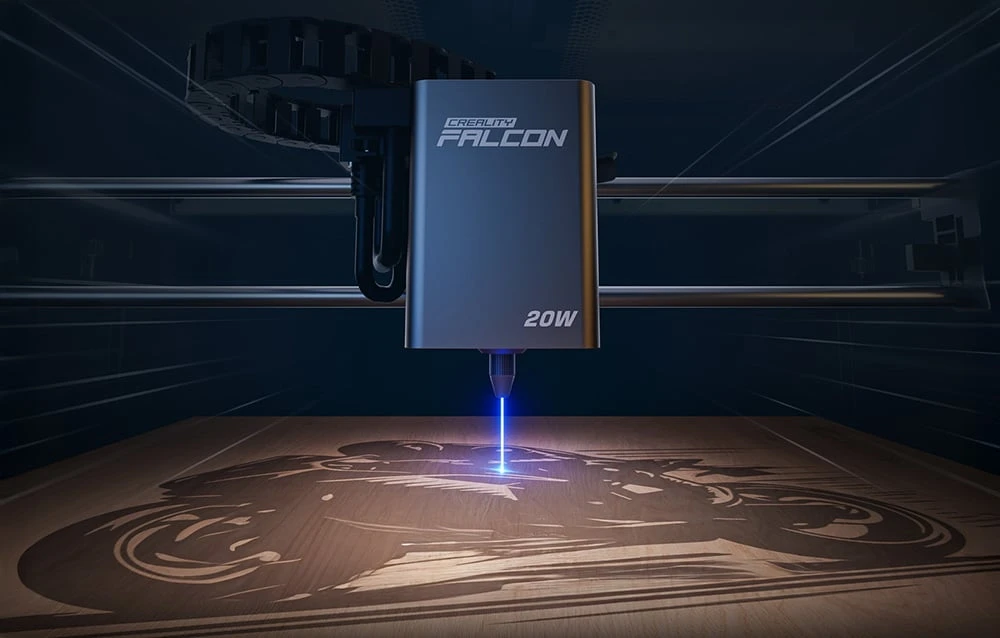 „Creality Falcon A1 Pro 20W“ aprašymas - Prekės nuotrauka