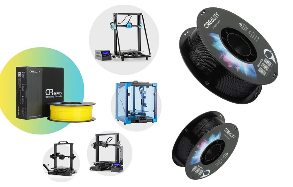 Creality CR-TPU - 1.75mm - 1kg - Juodas aprašymas - Prekės nuotrauka