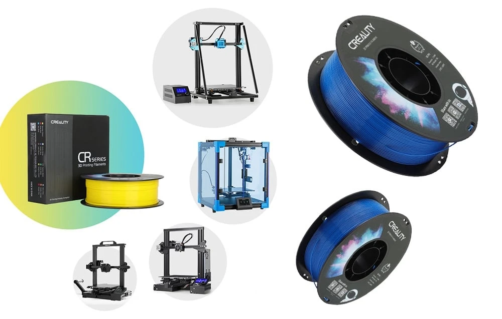 Creality CR-TPU - 1.75mm - 1kg - Mėlynas aprašymas - Prekės nuotrauka Creality CR-TPU - 1.75mm - 1kg - Mėlynas aprašymas - Prekės nuotrauka