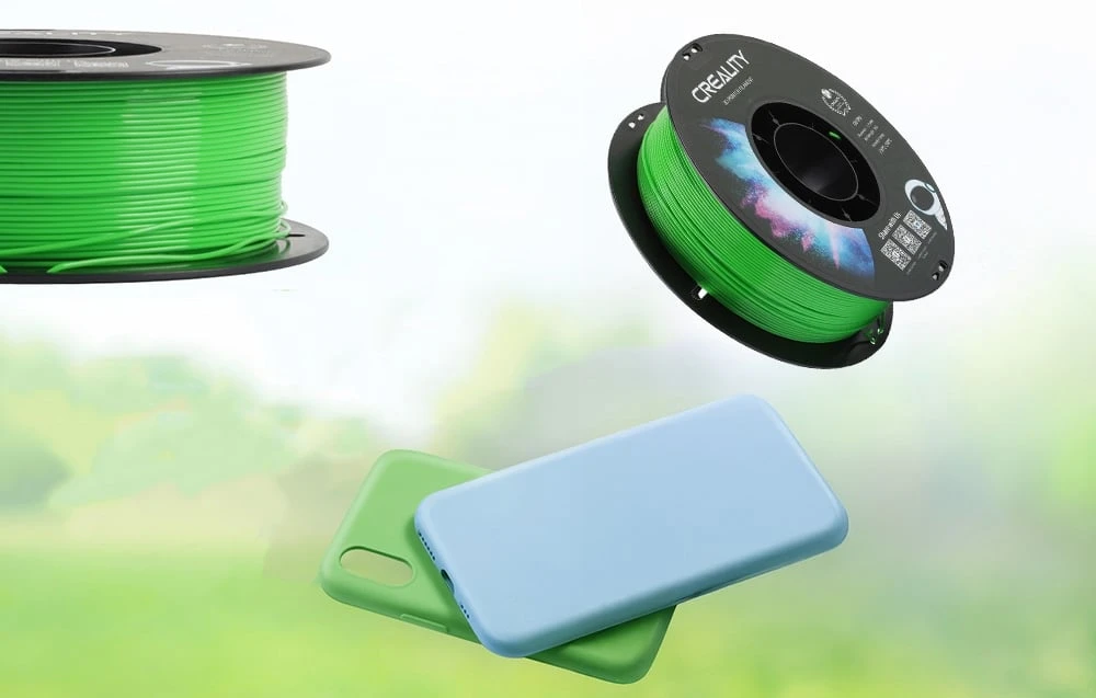 Creality CR-TPU - 1.75mm - 1kg - Žalias aprašymas - Prekės nuotrauka Creality CR-TPU - 1.75mm - 1kg - Žalias aprašymas - Prekės nuotrauka