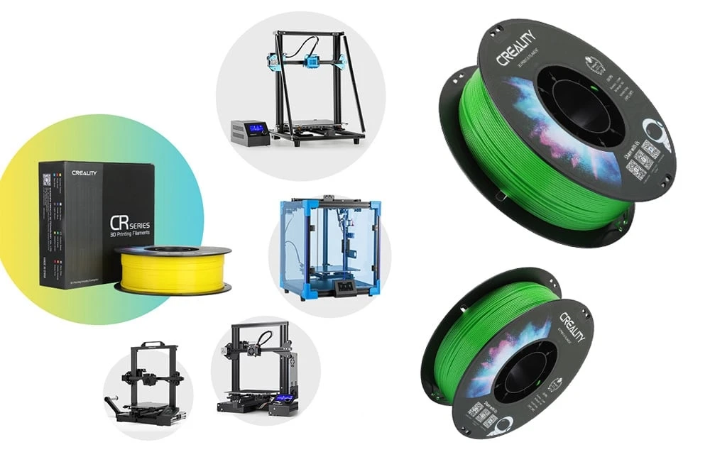 Creality CR-TPU - 1.75mm - 1kg - Žalias aprašymas - Prekės nuotrauka Creality CR-TPU - 1.75mm - 1kg - Žalias aprašymas - Prekės nuotrauka