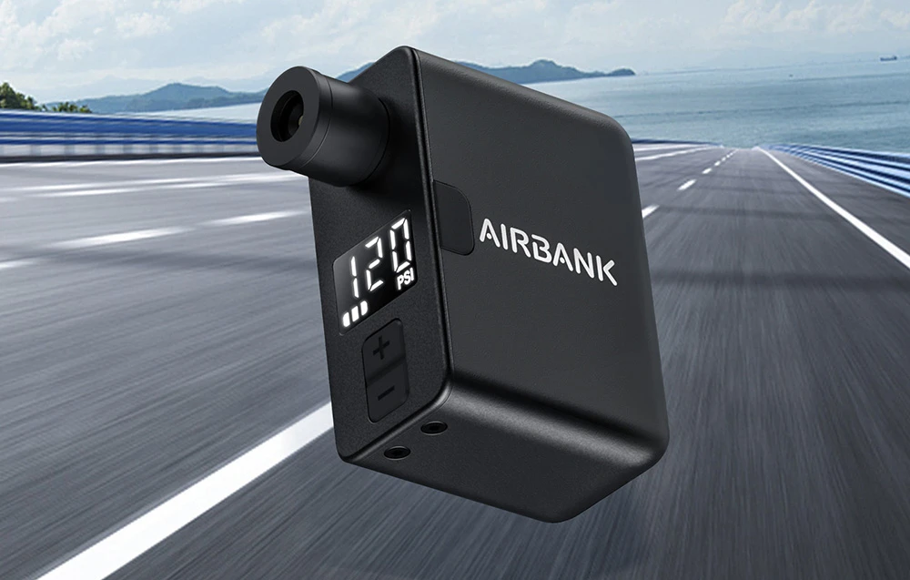 Elektrinė Dviračio Pompa - CYCPLUS AS1 PRO Pocket Pro Airbank, 120 PSI, USB-C, LED Ekranas, Juoda aprašymas - Prekės nuotrauka