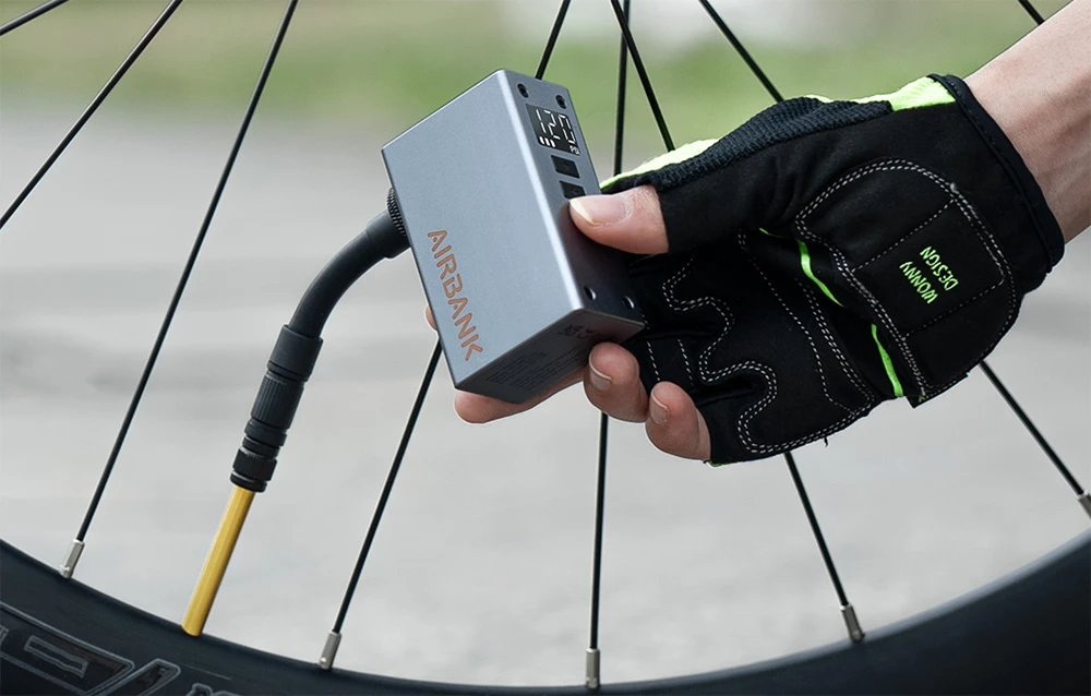 Cycplus AS220 PRO POCKET 2 PRO AIRBANK Mini Bike Pump aprašymas - Prekės nuotrauka