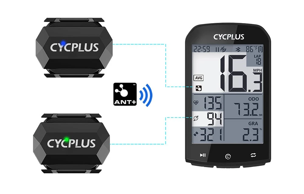 Kadenso greičio jutiklis Cycplus C3 aprašymas - Prekės nuotrauka