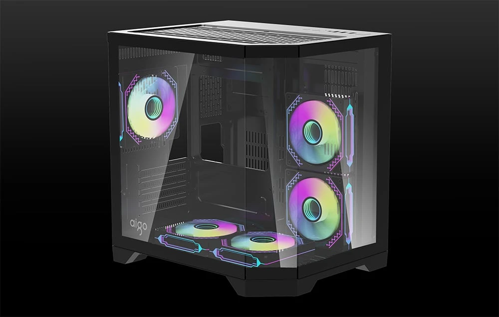 Darkflash Darflash FT350 kompiuterio dėklas + 5 aRGB ventiliatoriai (juodi) aprašymas - Prekės nuotrauka Darkflash Darflash FT350 kompiuterio dėklas + 5 aRGB ventiliatoriai (juodi) aprašymas - Prekės nuotrauka