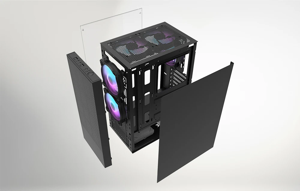 Darkflash A290 PC dėklas + 3 ARGB aprašymas - Prekės nuotrauka Darkflash A290 PC dėklas + 3 ARGB aprašymas - Prekės nuotrauka