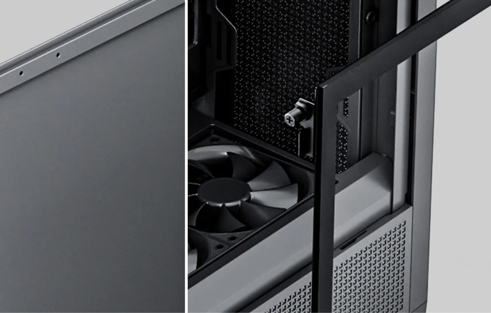 DarkFlash AIRNOVA computer case (juodas) + 3 fans aprašymas - Prekės nuotrauka