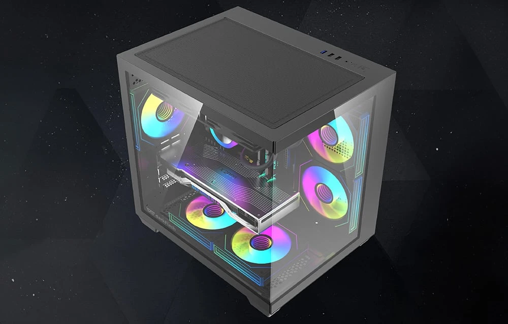 DarkFlash B275 computer case (juodas) aprašymas - Prekės nuotrauka